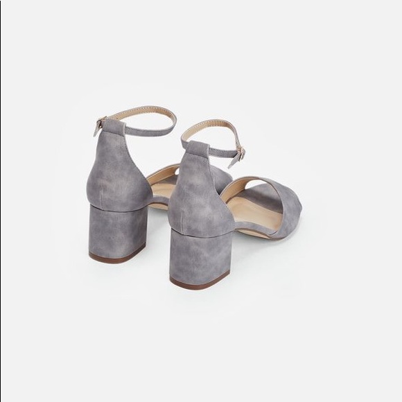 Justfab gray marybeth heels - Picture 3 of 3